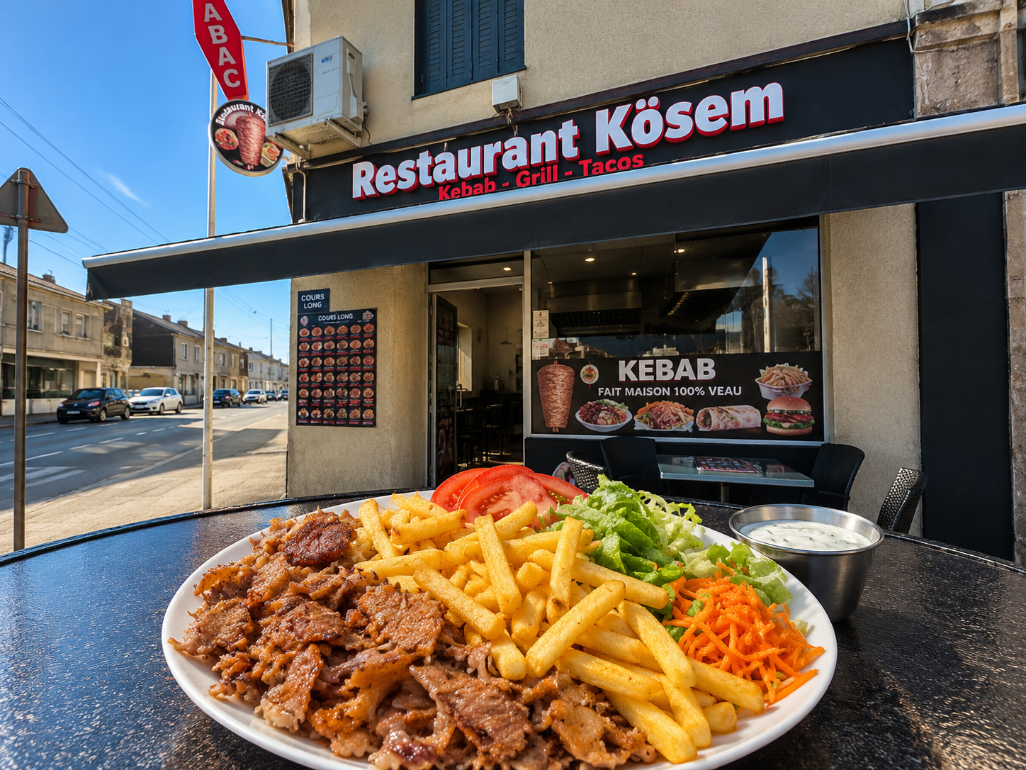 Assiette kebab